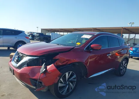 2016 Nissan Murano Platinum из США, поврежденный, VIN 5N1AZ2MG1GN102574